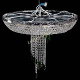 Люстра Диана №1, диаметр - 600 мм, цвет - серебро, Люстры Гусь Хрустальный Люстра Диана №1, диаметр - 600 мм, цвет - серебро, Люстры Гусь Хрустальный