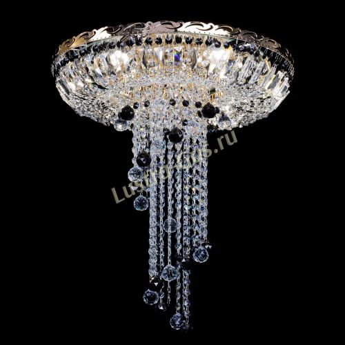 Люстра Диана №6 Шар 30 черная в Магнитогорске Гусь Хрустальный