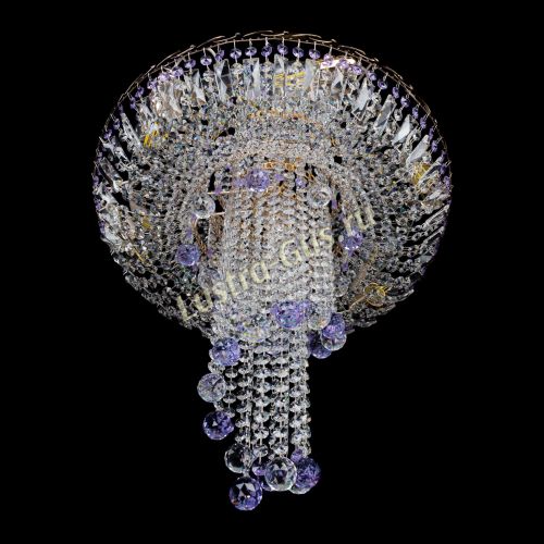 Люстра Диана №6 Шар 30 фиолетовая в Магнитогорске Гусь Хрустальный