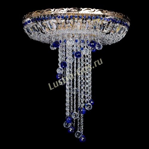 Люстра Диана №6 Шар 30 синяя в Магнитогорске Гусь Хрустальный