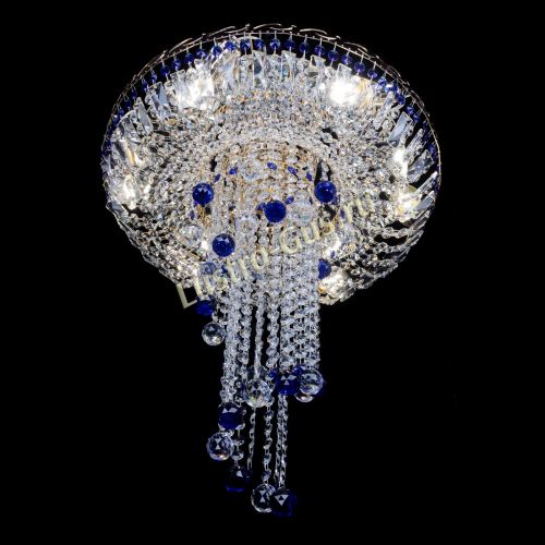 Люстра Диана №6 Шар 30 синяя в Магнитогорске Гусь Хрустальный