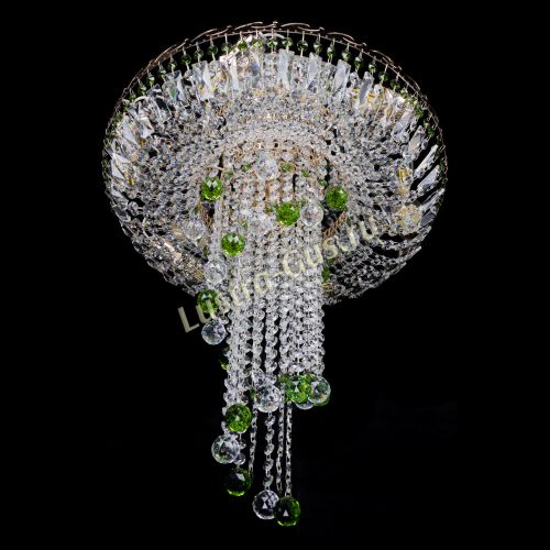 Люстра Диана №6 Шар 30 зеленая в Магнитогорске Гусь Хрустальный