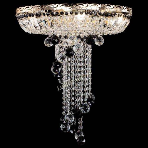 Люстра Диана №6 Шар 40 черная в Магнитогорске Гусь Хрустальный