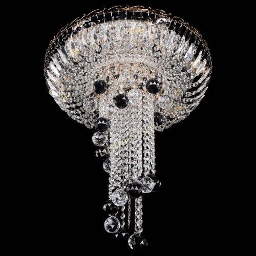 Люстра Диана №6 Шар 40 черная в Магнитогорске Гусь Хрустальный