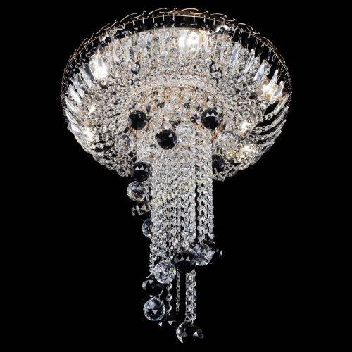 Люстра Диана №6 Шар 40 черная в Магнитогорске Гусь Хрустальный