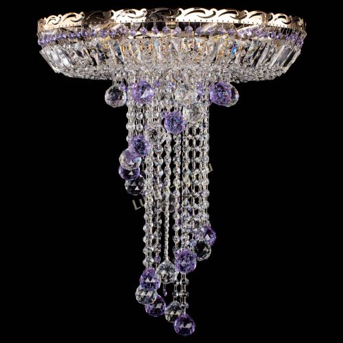 Люстра Диана №6 Шар 40 фиолетовая в Магнитогорске Гусь Хрустальный