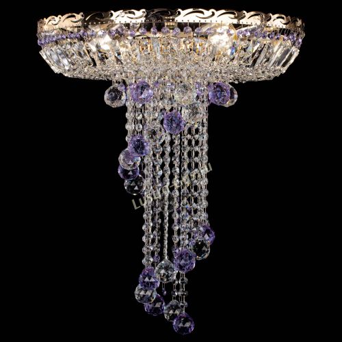 Люстра Диана №6 Шар 40 фиолетовая в Магнитогорске Гусь Хрустальный