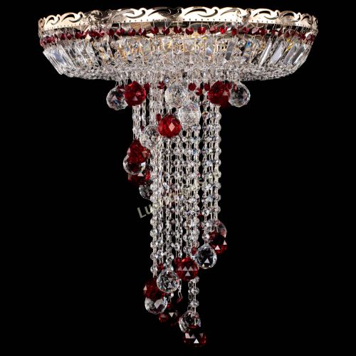 Люстра Диана №6 Шар 40 красная в Магнитогорске Гусь Хрустальный