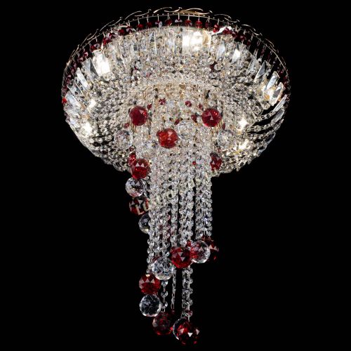 Люстра Диана №6 Шар 40 красная в Магнитогорске Гусь Хрустальный