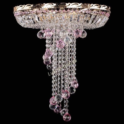 Люстра Диана №6 Шар 40 розовая в Магнитогорске Люстра Диана №6 Шар 40 розовая в Магнитогорске
