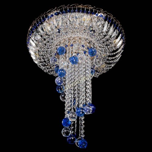 Люстра Диана №6 Шар 40 синяя в Магнитогорске Гусь Хрустальный