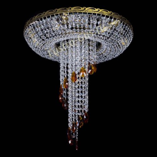 Люстра Диана №6 журавлик чайная под бронзу  в Магнитогорске Гусь Хрустальный