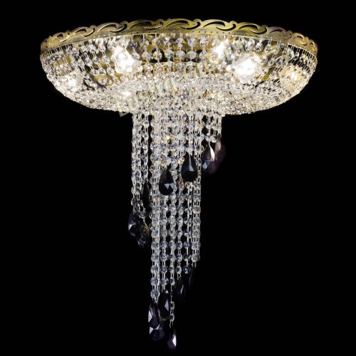 Люстра Диана №6 журавлик черная под бронзу  в Магнитогорске Гусь Хрустальный