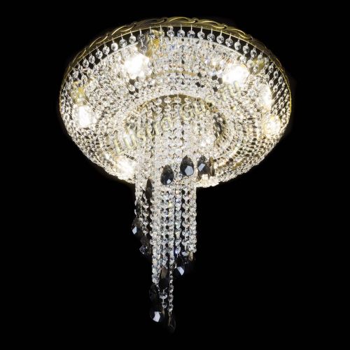 Люстра Диана №6 журавлик черная под бронзу  в Магнитогорске Гусь Хрустальный