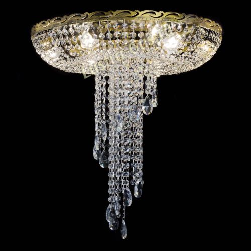 Люстра Диана №6 журавлик под бронзу в Магнитогорске Гусь Хрустальный