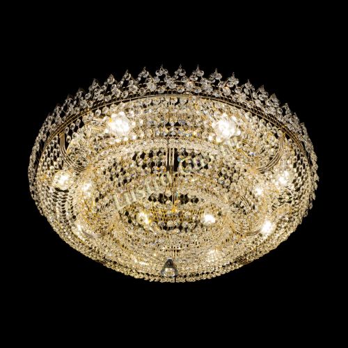 Люстра Двойное Кольцо Корона 700 мм в Магнитогорске Гусь Хрустальный