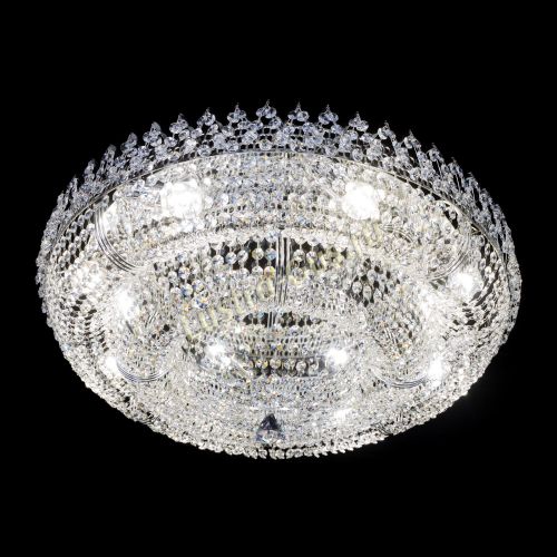 Люстра Двойное Кольцо Корона 700 мм в Магнитогорске Гусь Хрустальный