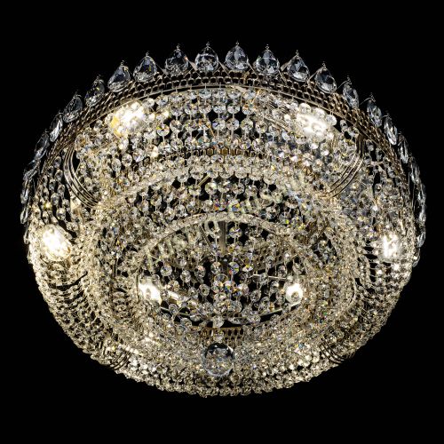 Люстра Двойное Кольцо Корона журавлик в Магнитогорске Гусь Хрустальный