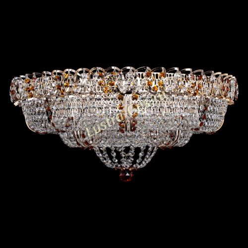 Люстра Двойное Кольцо Классика №6 чайная в Магнитогорске Гусь Хрустальный