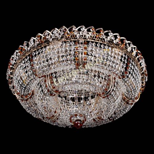 Люстра Двойное Кольцо Классика №6 чайная в Магнитогорске Гусь Хрустальный