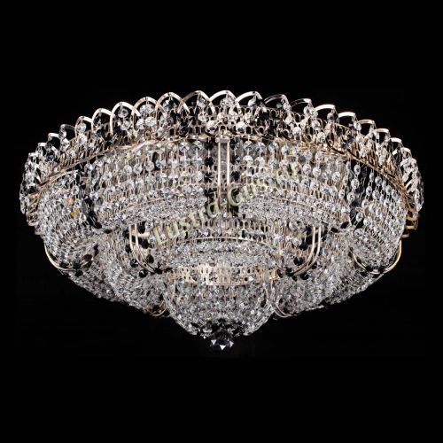 Люстра Двойное Кольцо Классика №6 черная в Магнитогорске Гусь Хрустальный