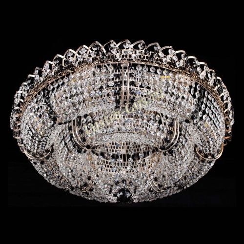 Люстра Двойное Кольцо Классика №6 черная в Магнитогорске Гусь Хрустальный