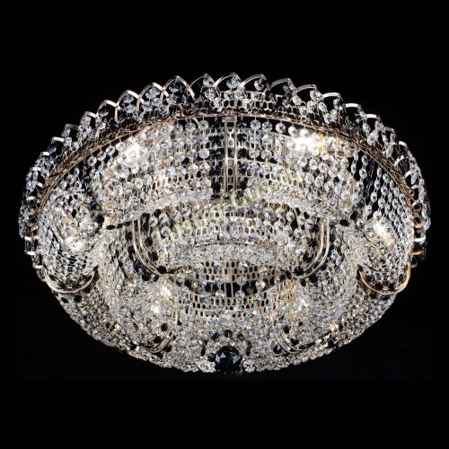 Люстра Двойное Кольцо Классика №6 черная в Магнитогорске Гусь Хрустальный