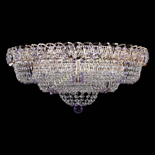 Люстра Двойное Кольцо Классика №6 фиолетовая в Магнитогорске Люстра Двойное Кольцо Классика №6 фиолетовая в Магнитогорске