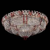 Люстра Двойное Кольцо Классика №6 красная в Магнитогорске