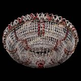 Люстра Двойное Кольцо Классика №6 красная в Магнитогорске