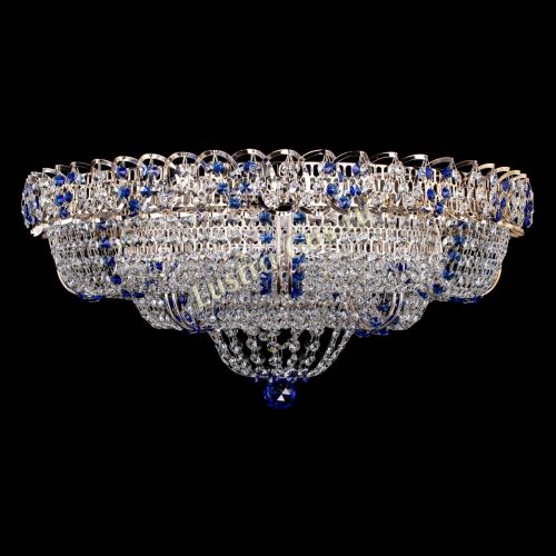 Люстра Двойное Кольцо Классика №6 синяя в Магнитогорске Люстра Двойное Кольцо Классика №6 синяя в Магнитогорске