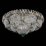 Люстра Двойное Кольцо Классика №6 зеленая в Магнитогорске