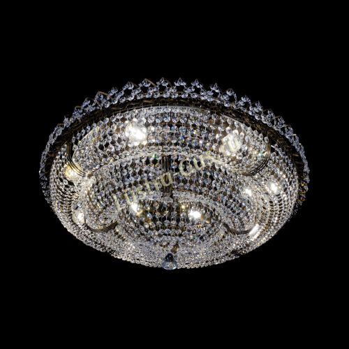 Люстра Двойное Кольцо Классика под бронзу в Магнитогорске Гусь Хрустальный