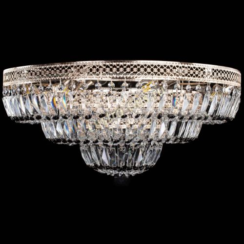 Люстра Двойное Кольцо Венеция черная в Магнитогорске Гусь Хрустальный