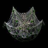 Люстра Элина №2 зеленая в Магнитогорске