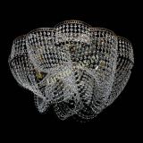 Люстра Есения черная, диаметр - 600 мм, цвет - золото, Люстры Гусь Хрустальный