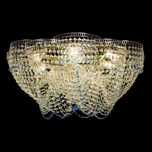 Люстра Есения голубая в Магнитогорске Гусь Хрустальный