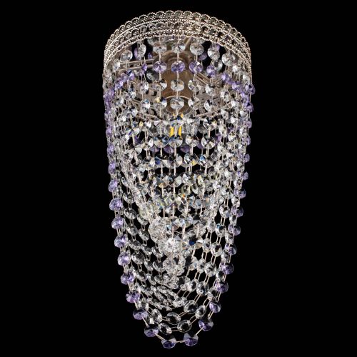 Люстра Флоренция №1 Водоворот фиолетовая в Магнитогорске Гусь Хрустальный