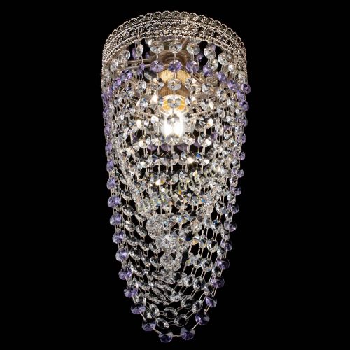 Люстра Флоренция №1 Водоворот фиолетовая в Магнитогорске Гусь Хрустальный