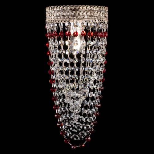 Люстра Флоренция №1 Водоворот красная в Магнитогорске Гусь Хрустальный