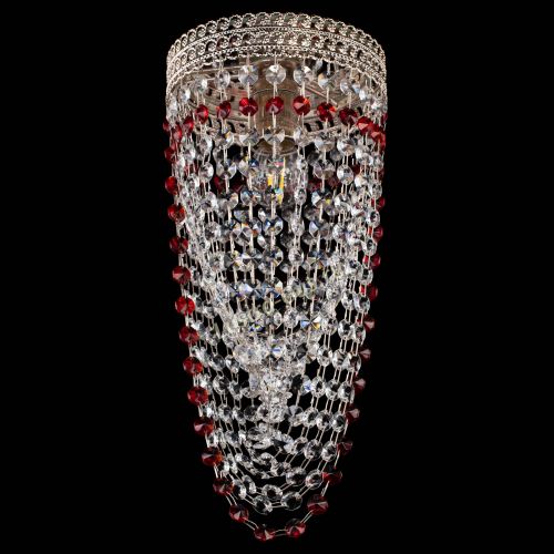 Люстра Флоренция №1 Водоворот красная в Магнитогорске Гусь Хрустальный