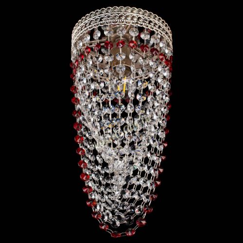 Люстра Флоренция №1 Водоворот красная в Магнитогорске Гусь Хрустальный