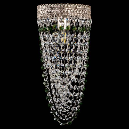 Люстра Флоренция №1 Водоворот зеленая в Магнитогорске Гусь Хрустальный