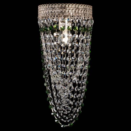 Люстра Флоренция №1 Водоворот зеленая в Магнитогорске Гусь Хрустальный