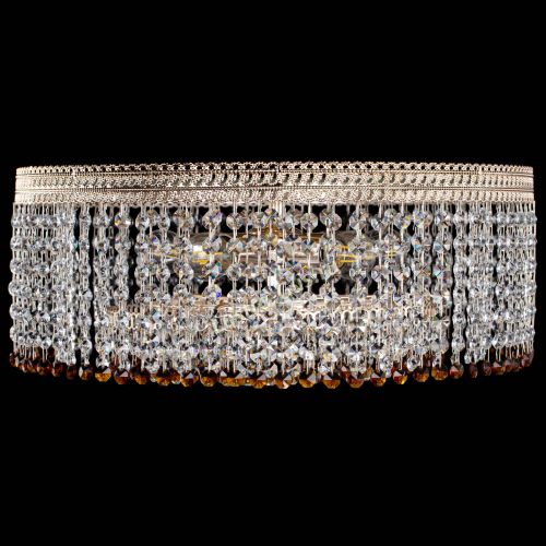 Люстра Флоренция капель оптикон чайная в Магнитогорске Гусь Хрустальный