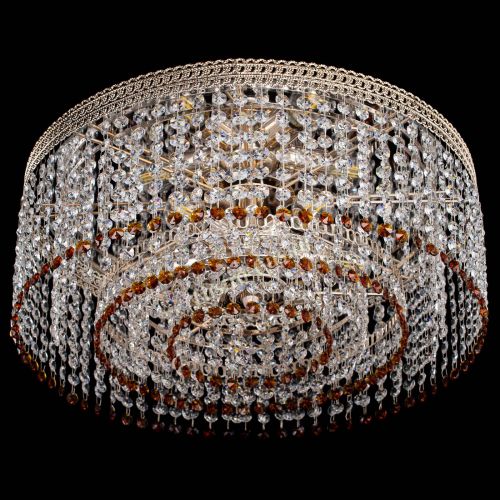 Люстра Флоренция капель оптикон чайная в Магнитогорске Гусь Хрустальный