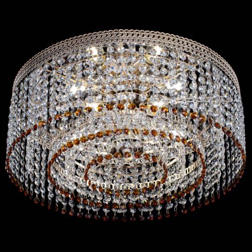 Люстра Флоренция капель оптикон чайная в Магнитогорске Гусь Хрустальный