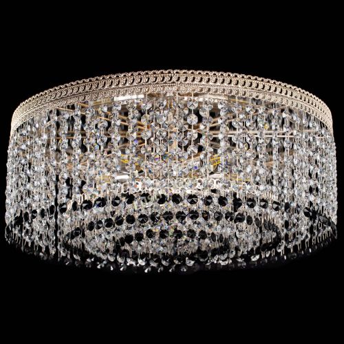 Люстра Флоренция капель оптикон черная в Магнитогорске Гусь Хрустальный