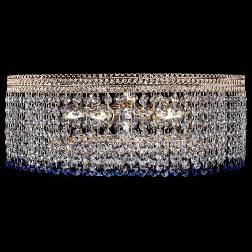 Люстра Флоренция капель оптикон синяя в Магнитогорске Гусь Хрустальный