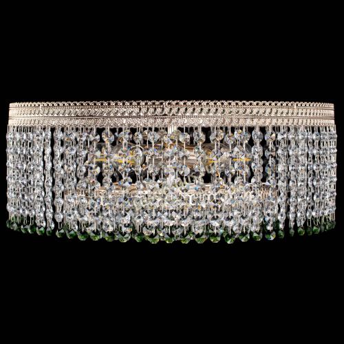 Люстра Флоренция капель оптикон зеленая в Магнитогорске Гусь Хрустальный